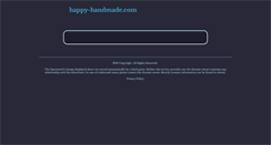 Desktop Screenshot of happy-handmade.com